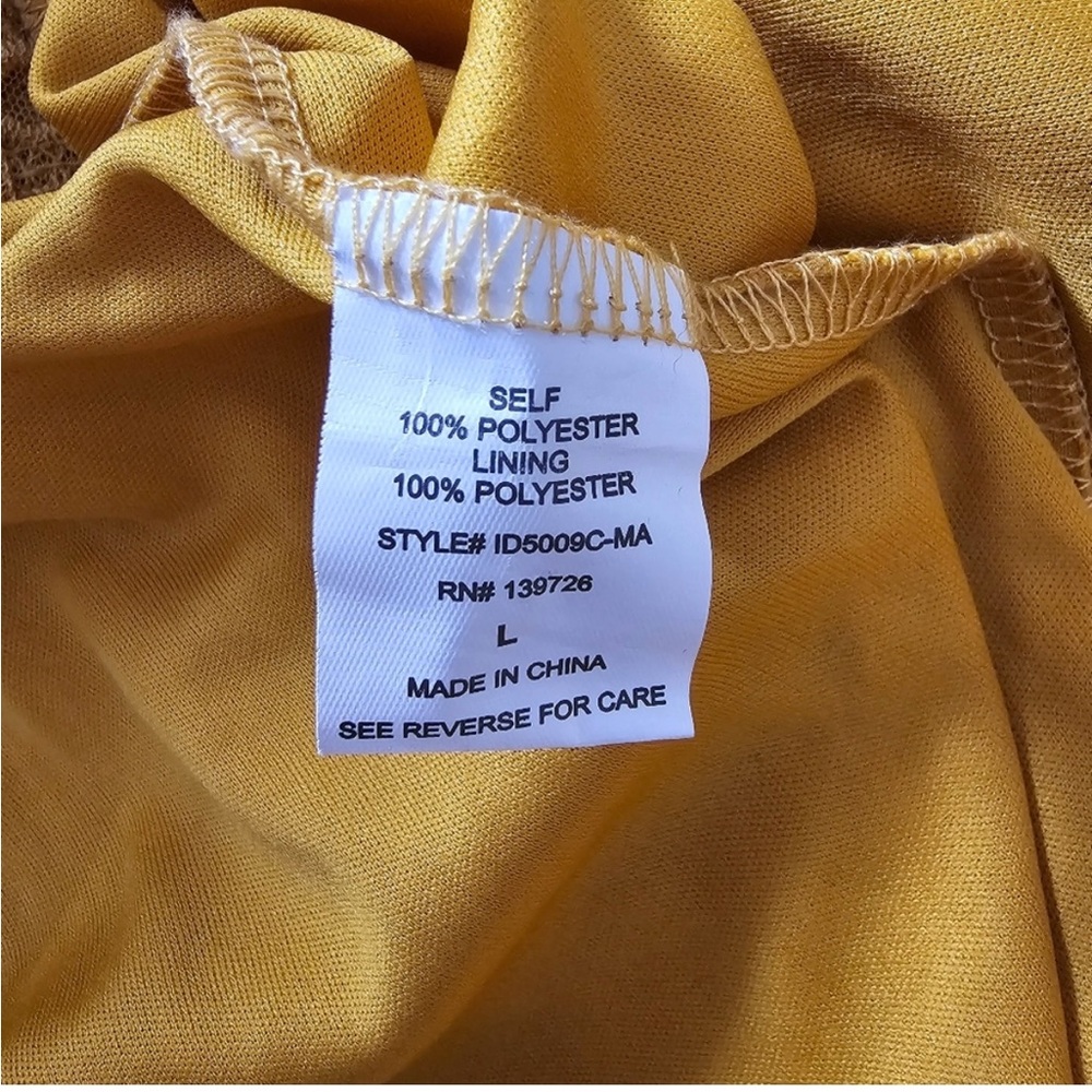 Pinkblush Mustard Yellow Maxi Dress - Picture 7 of 7